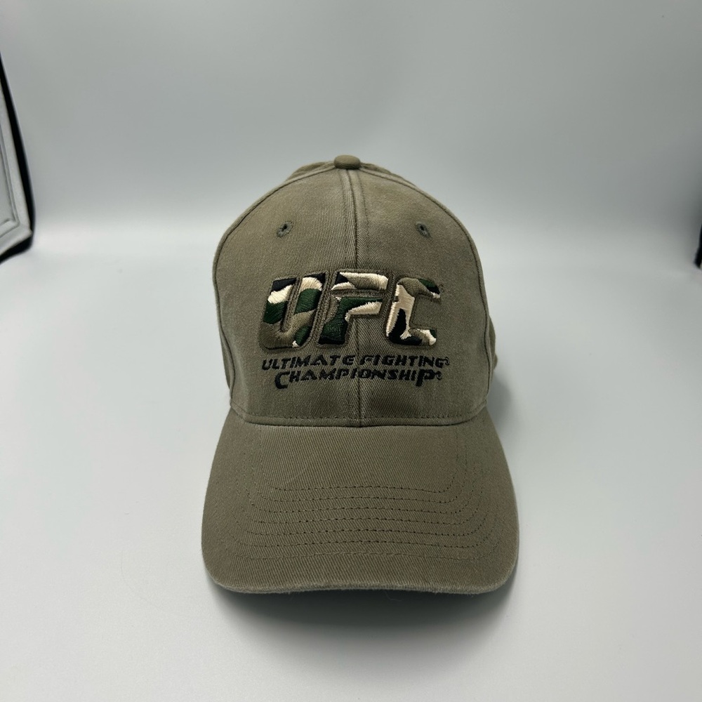 Vintage 2006 UFC Camo Logo Hat Bio-Domes Headgear One Size
